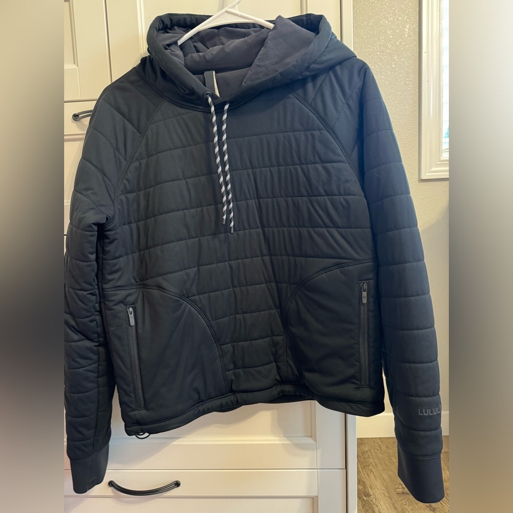 Lululemon Black Quilted Hoodie